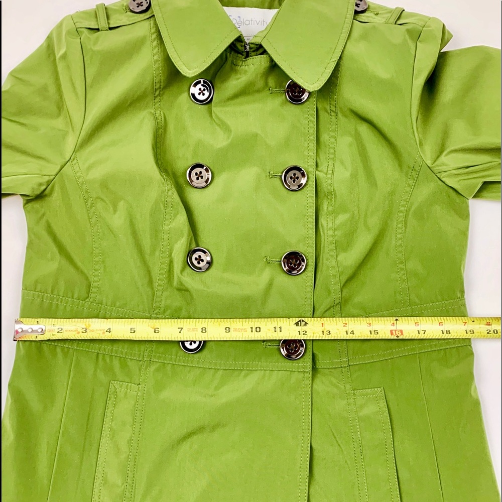 Relativity Double-Breasted Spring/Rain Coat Size M - image 6